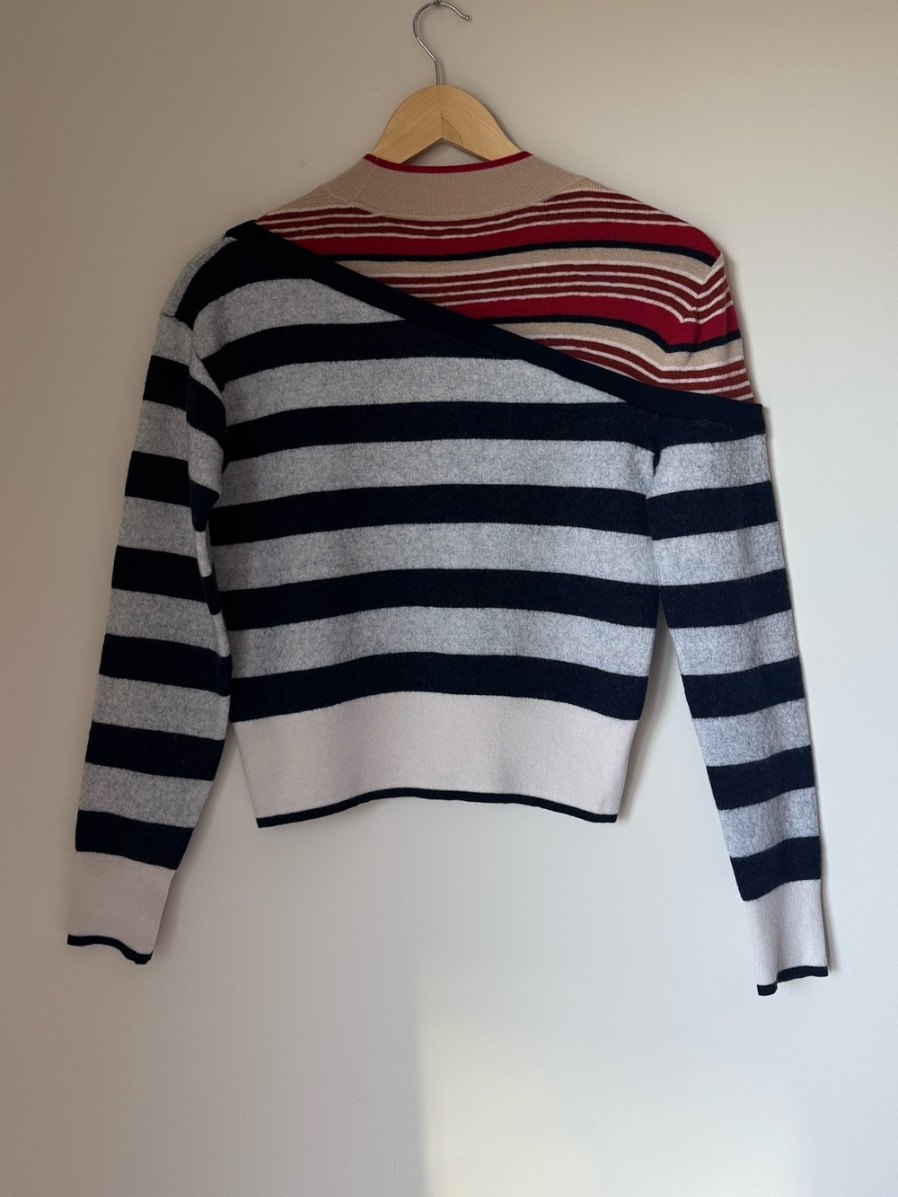 Veronica Beard Sheridan Striped Pullover - Picture 6 of 8